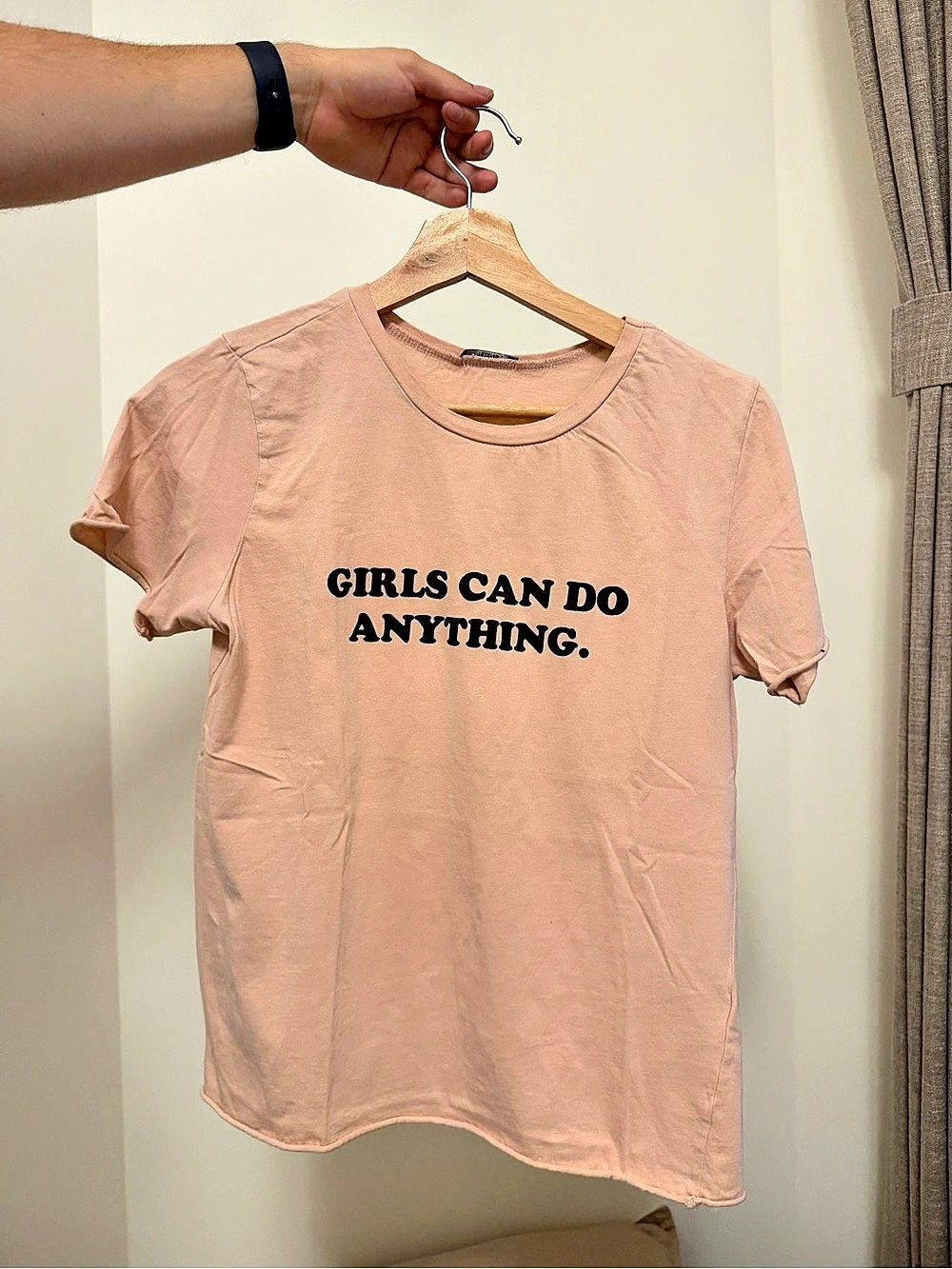 Tezenis Girls Can Do Anything Pink Graphic Tee